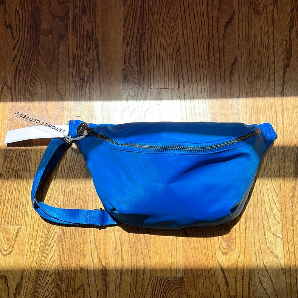 NEW Stoney Clover Lane Jumbo Fanny Pack in Berry Blue